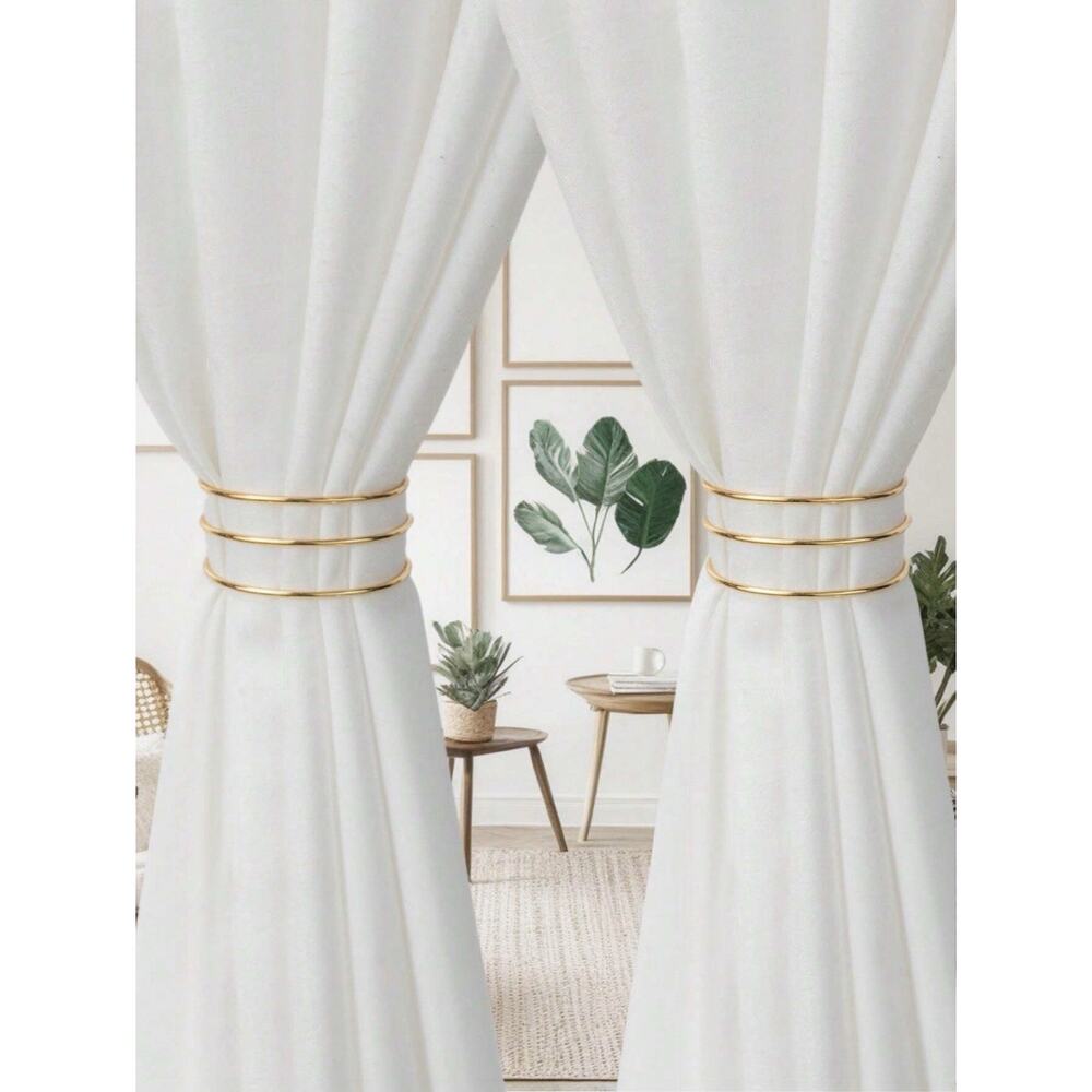 Gold Curtain Tie Backs Set Of 2 Gold